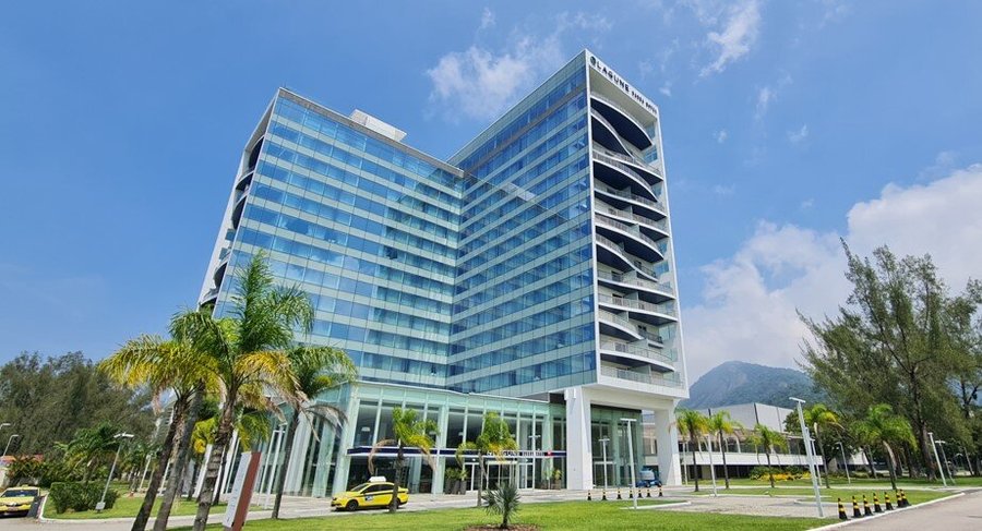 Fachada do hotel