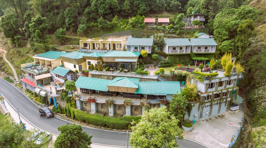 Aerial View of the property