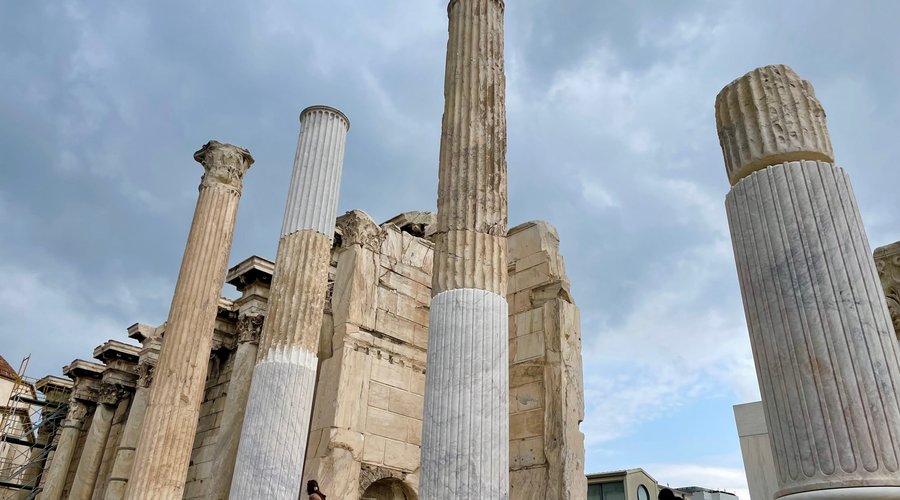 Built in AD 132, the library was one of Hadrian’s grandest and most impressive buildings in Athens.