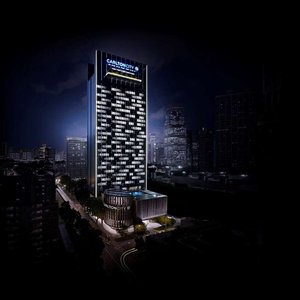 Hotel Facade at Carlton City Hotel Singapore