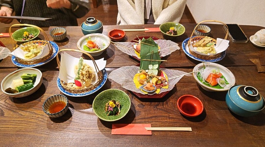 懐石の宿アウルさんの朝食😊