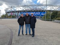 West Ham's goal from London Stadium - Bobby Moore Stand block 152 