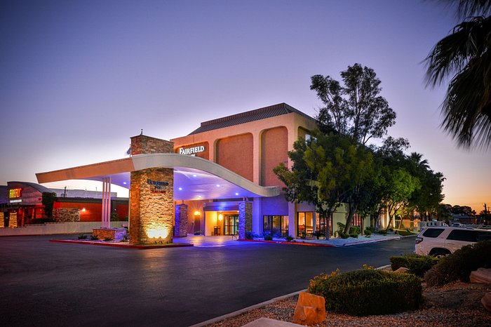 Marriott Hotel Signage seen at the Fairfield Inn in Las Vegas