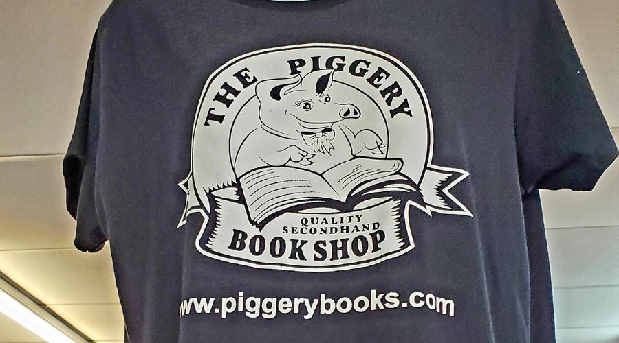 The Piggery book shop has  lots of character and two cat librarians in training