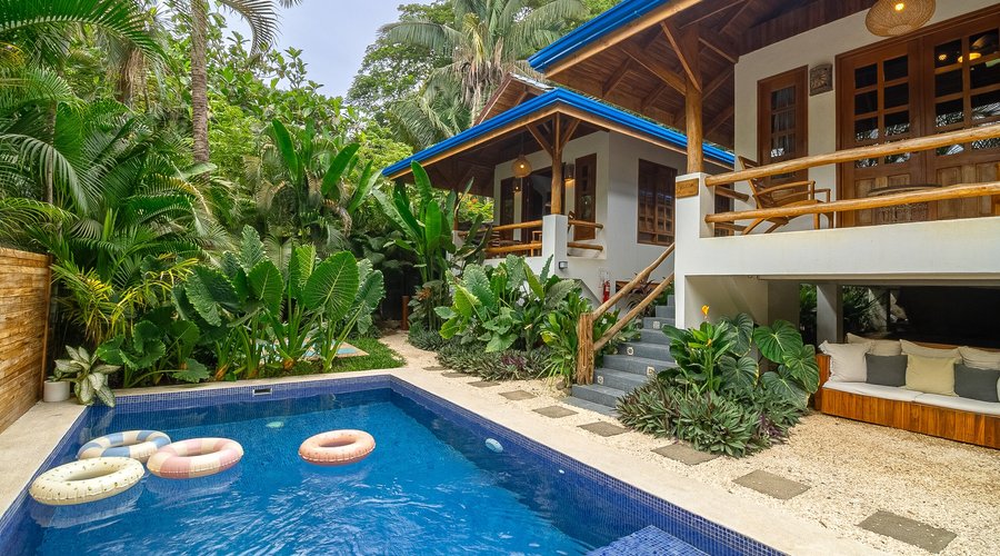 Pool and bungalows