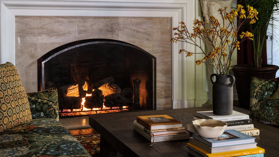 Lobby Fireplace