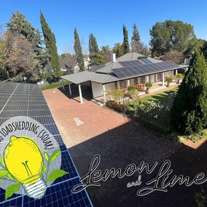 Lemon and Lime is equipped with a solar power system and does not experience loadshedding.  