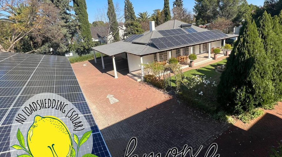 Lemon and Lime is equipped with a solar power system and does not experience loadshedding.  