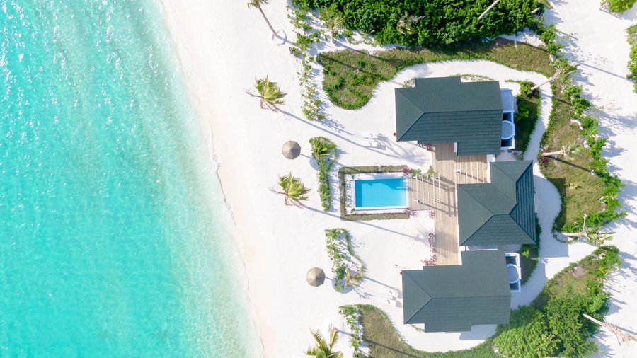Beach Residence - Aerial Top View