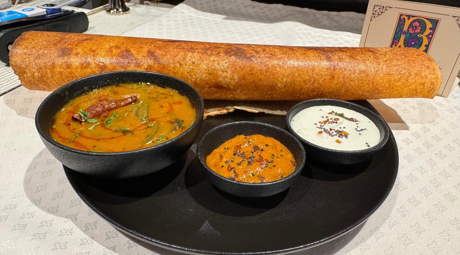 DOSA is Our famous south Indian dish Try it.