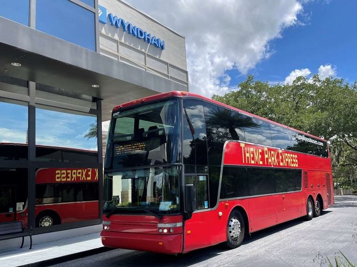 Wyndham Disney Shuttle Bus for Disney Springs Resort Area Hotels