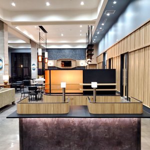 Front desk area for check-in/out