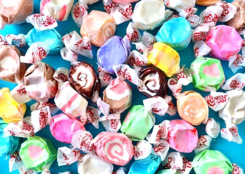 Lots of various saltwater taffy