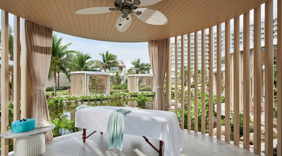 MAIA SPA With the aim of recreating a natural spring where guests can treat themselves to an intimate spa experience, Maia Spa embodies our resort's greater wellness ethos. The unique outdoor setting helps guests commune with nature and immersing oneself in the calming atmosphere makes pursuing physical, mental, and spiritual well-being possible via daily therapies, treatments, and wellness activities.