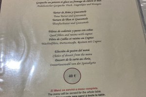 Menú