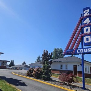 Motel entrance