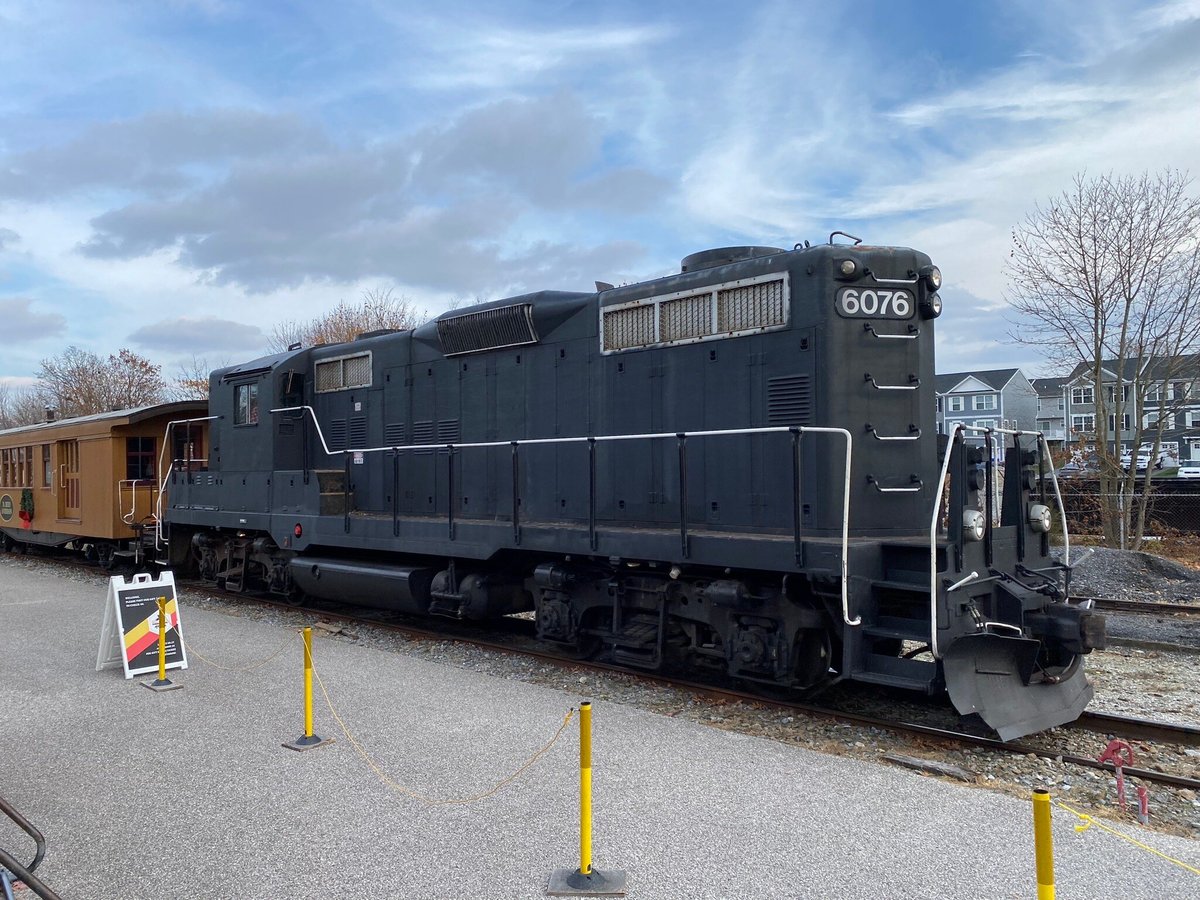 Northern Central Railway excursion train rolls through the borough of  Railroad