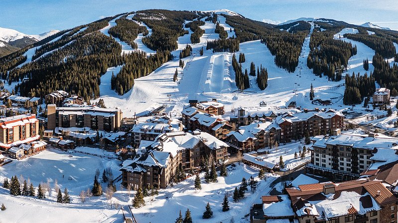 Aerial view of Copper Mountain, Colorado