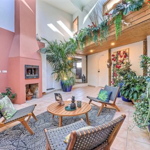 Patio tropical climatisé en accès privatisé