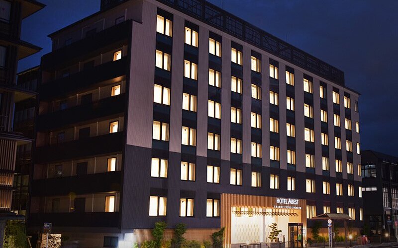 ホテルアベストグランデ京都清水（夜）