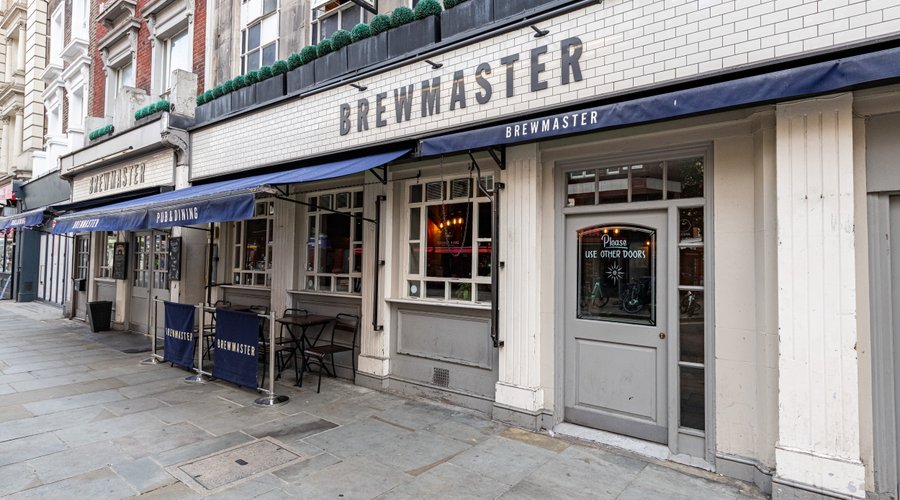 Front of the pub