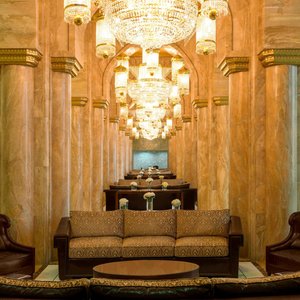 Lobby Chandelier side View