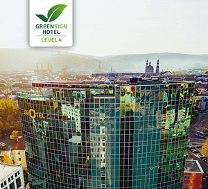 Hotel mit GreenSign Logo