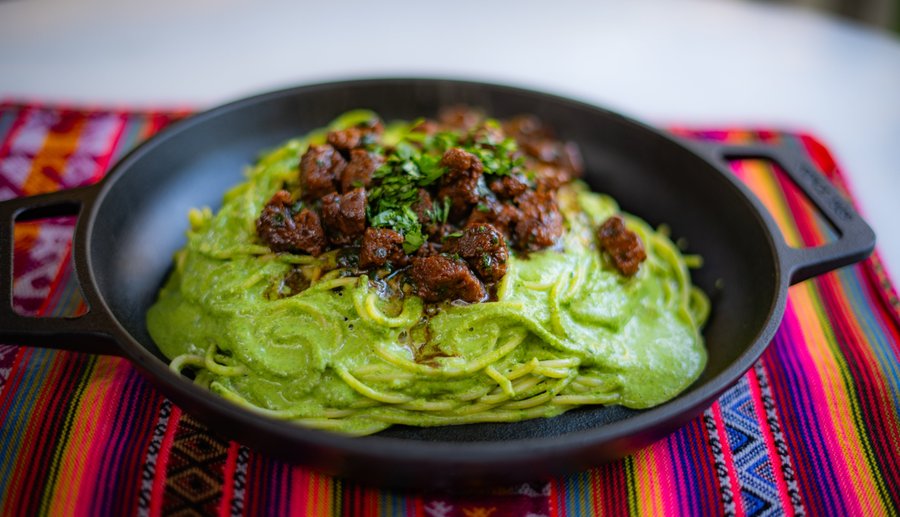 Espagueti al pesto