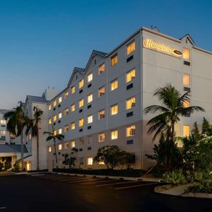 Hampton by Hilton Grand Cayman Seven Mile Beach in Grand Cayman, image may contain: Resort, Hotel, Pool, Chair