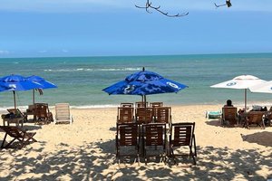 Piscina e praia
