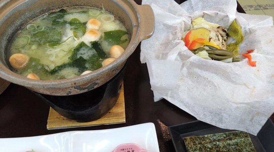 野菜の蒸しものはボリュウーム満点で美味