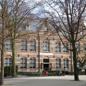 The College stylish 19th-century building.