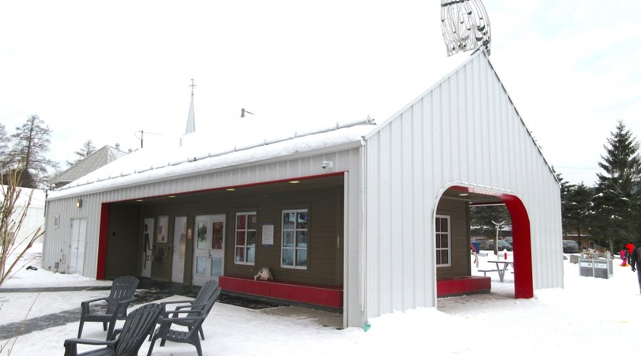 Le chalet pour les patineurs