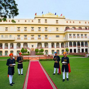 The Raj Palace, Front Facade