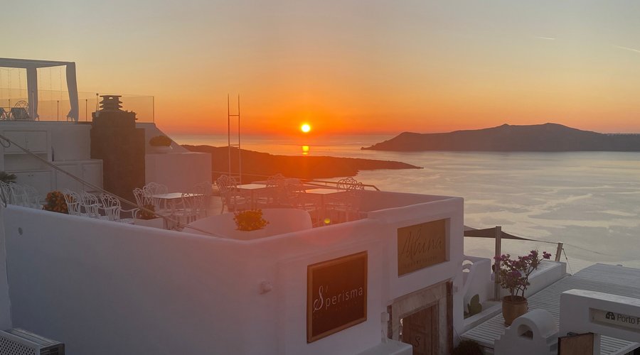Best sunset view was from our own balcony