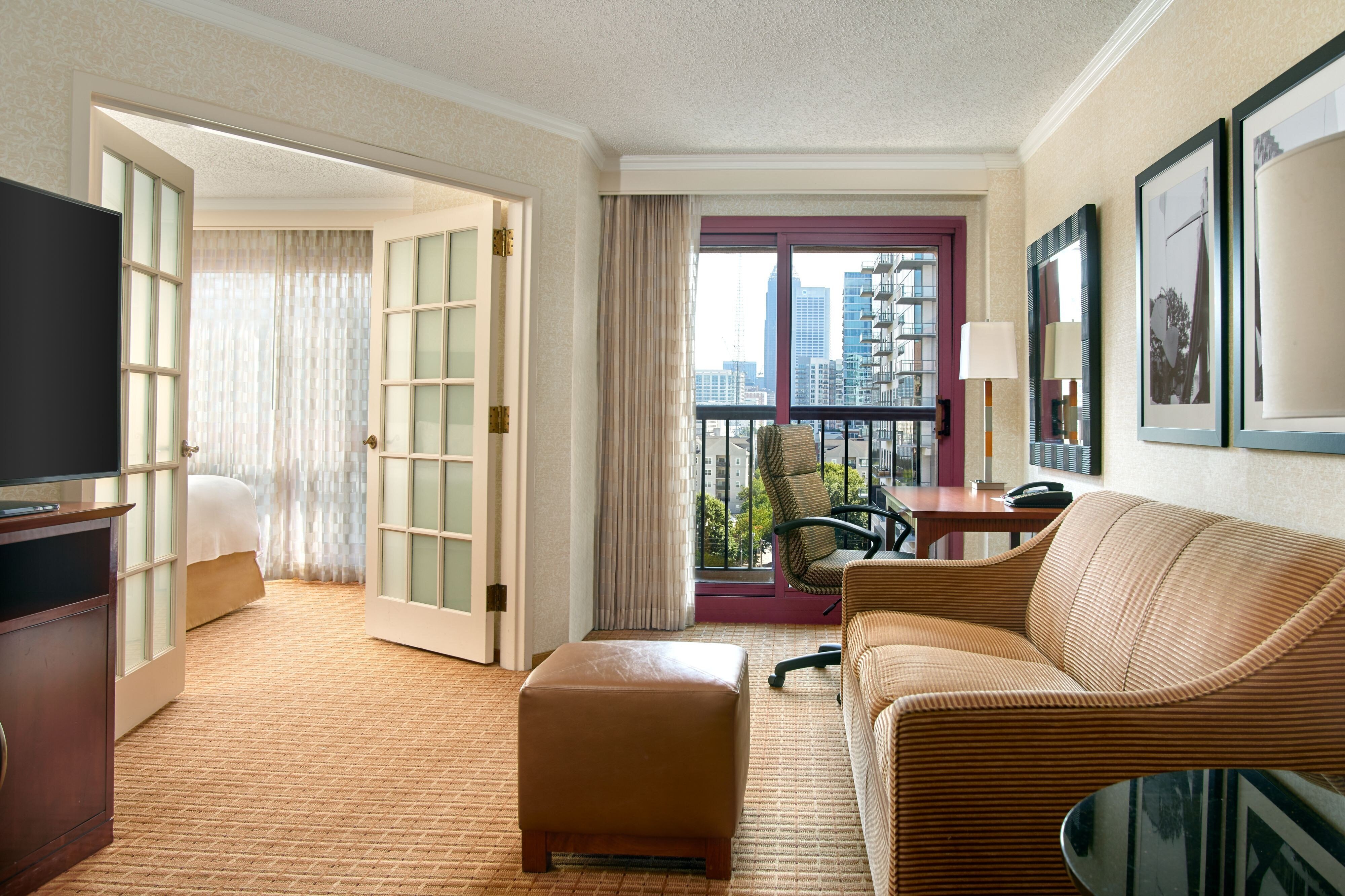 ATLANTA MARRIOTT SUITES MIDTOWN Updated 2024 Prices Hotel Reviews GA   King Suite City View 