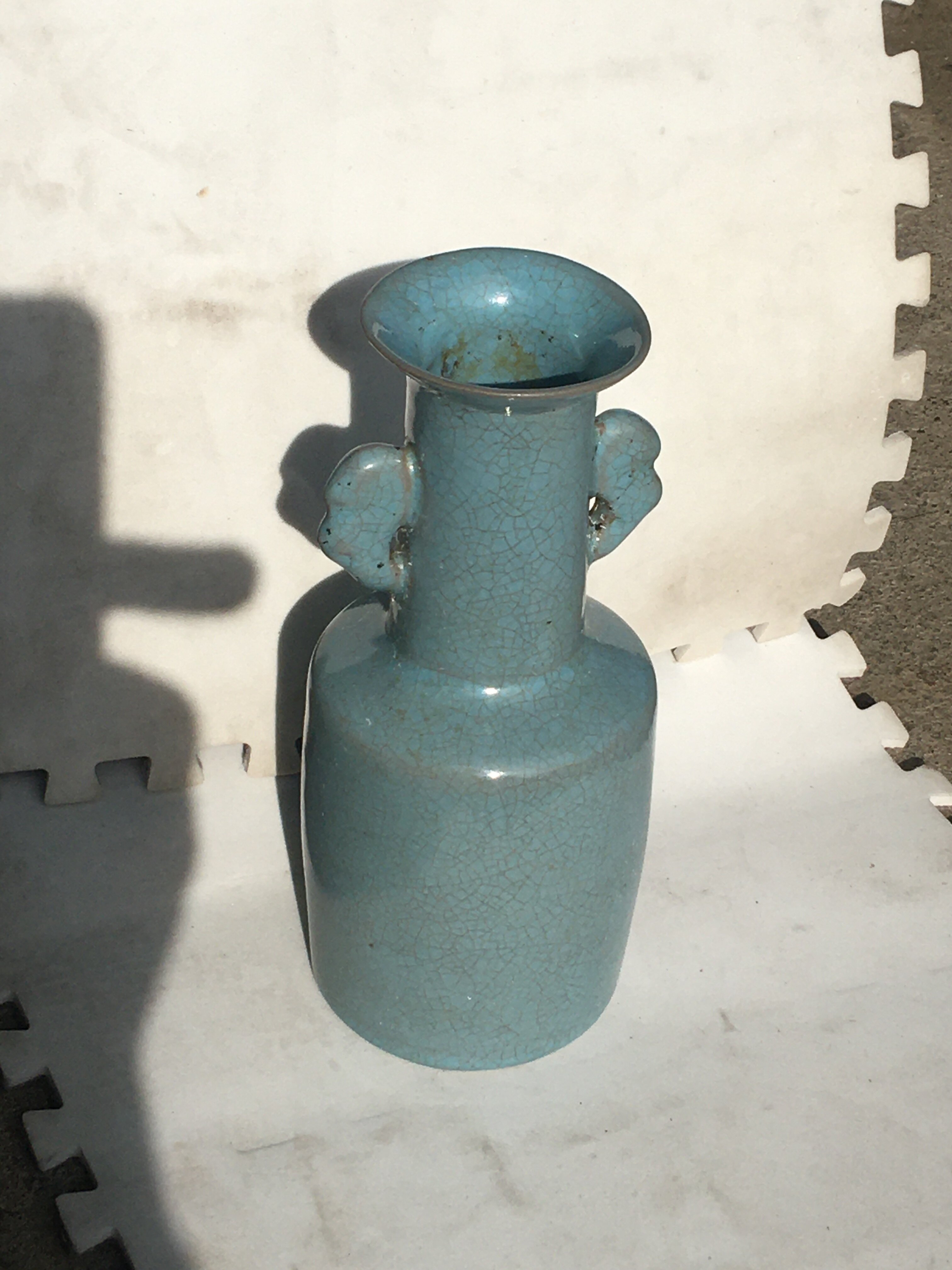 青釉青磁魚藻模様茶葉入れ 茶道具 景徳鎮 陶磁器 装飾品 美術品