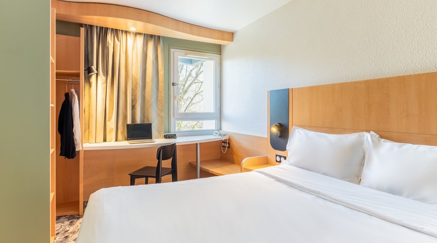Chambre double du B&B Hôtel Lyon Eurexpo Bron