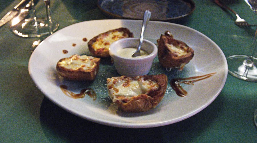 potato skins com bacon e queijo