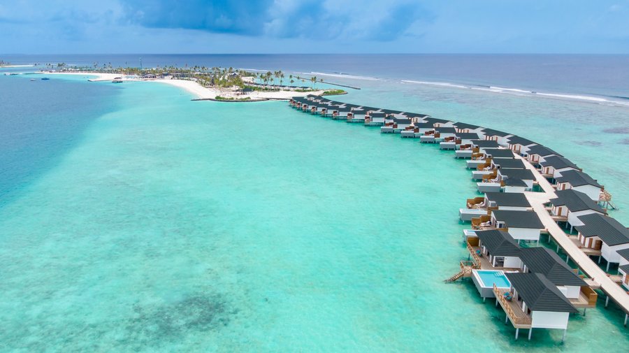 Aerial View, Lagoon Villas