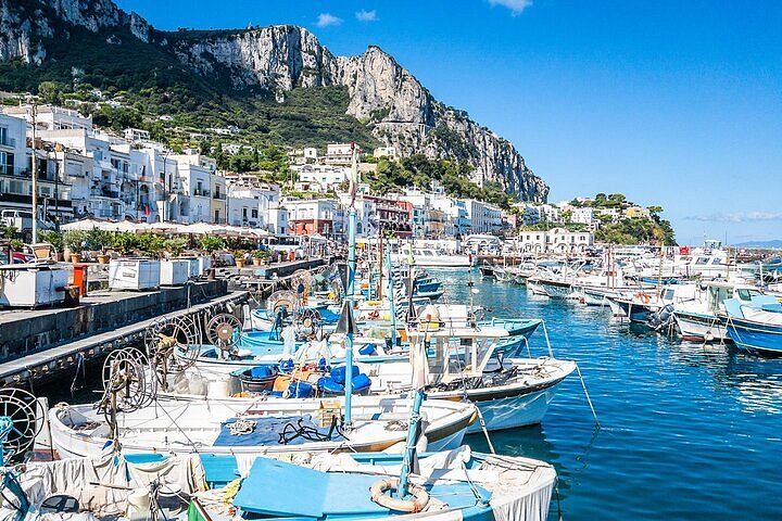 Capri and Blue Grotto Private Tour from Naples or Sorrento