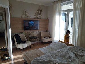 cuore di petali e brillantini sulle lenzuola in camera - Foto di Hotel  Corallo, Riccione - Tripadvisor