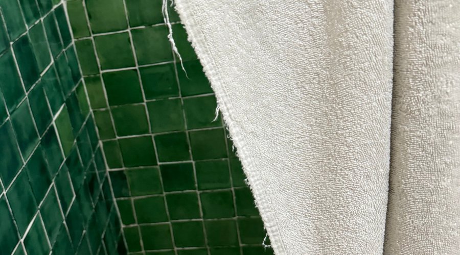 ripped, shredded dingy towels but they did smell clean
