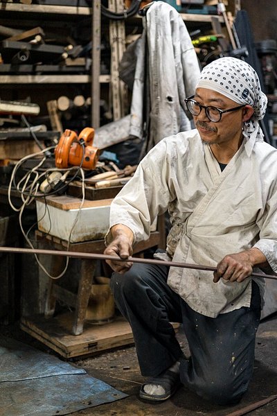 An craftsman in Kanazawa