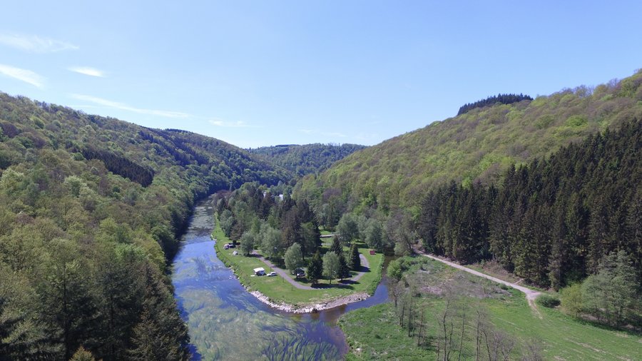 Camping Ile de faigneul  Poupehan Belgique 