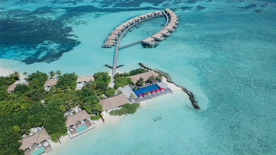 Aerial of Noku Maldives