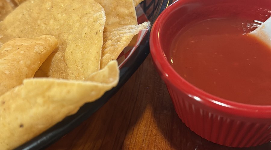 salsa y chips a la llegada!