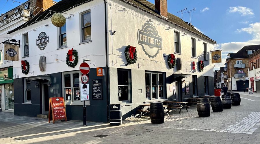 Sunny day calls for a nice fresh pint...and Off The Tap is the perfect place for just that!