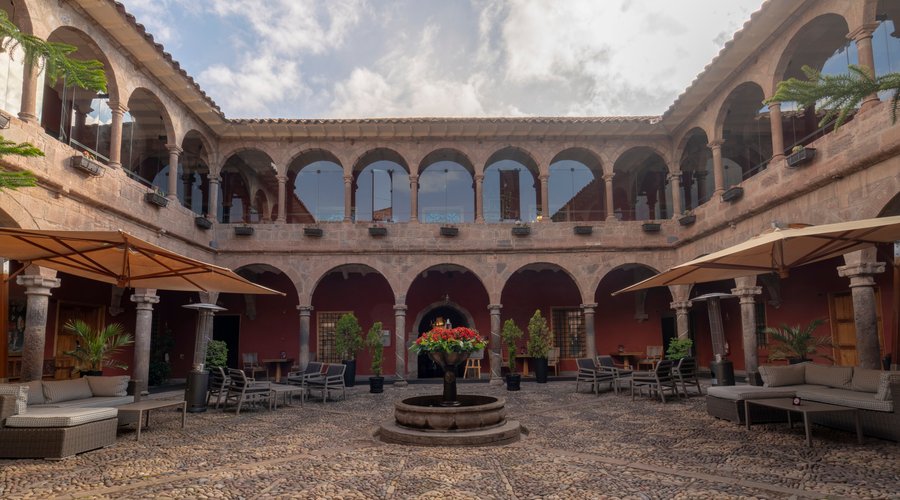 Vista del patio principal de nuestra Casona Colonial