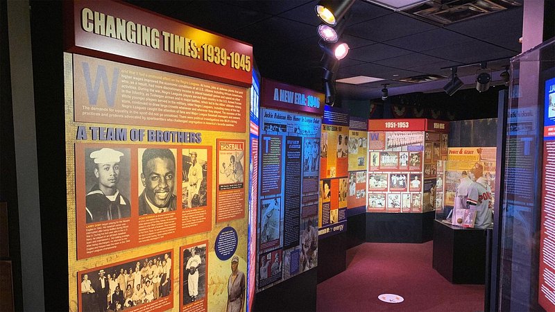 Exhibit at the Negro Leagues Baseball Museum